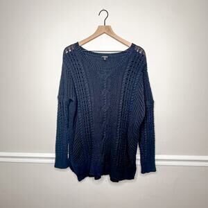 Express Black Knit Sweater